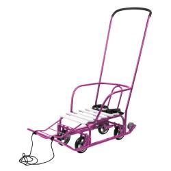 Санки детские НИКА Тимка 5 универсал с механизмом выдвижных колесных шасси - фото