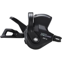 Шифтер Shimano Deore M6100-R, прав, 12ск, на хомут, c индикатором, тр. 2050мм с SP41 1880мм, ISLM6100RAP - фото