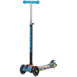 Самокат-кикборд Novatrack Rainbow Graffiti (2018) - фото