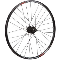 Колесо 26" заднее 32 спицы двойной обод втулка Shimano DEORE - фото