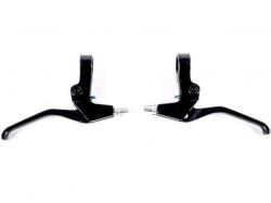 Тормозные ручки, алюминиевые, Logan 325 AE Black, черные - фото