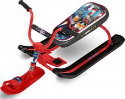 Снегокат Nika Kids "Ника джамп", СНД1/ГР, с галактическим роботом - фото