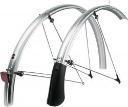 Крылья SKS Bluemels, Reflective 45мм, 28", серебр., Trekking, светоотражающие - фото