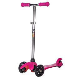 Самокат детский Novatrack Disco-kids Basic (2025) со светящимися колёсами - фото