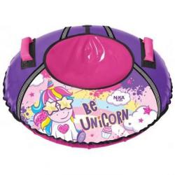 Тюбинг 70 см с единорогом - фото