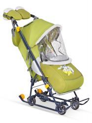 Санки-коляска Умка У3-2/7 С летчиком /Ника/ - фото