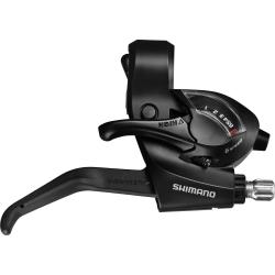 Шифтер Shimano Tourney ST-EF41-6R, 6 скоростей, правый, с ручкой тормоза V-Brake, 2-8121 - фото
