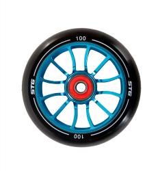 Колесо для трюкового самоката 100 мм с алюминиевым ободом, ABEC-11 - фото