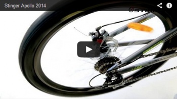 Видеообзор двухподвесного велосипеда Stinger Apollo