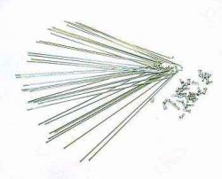 Спицы 14G X 258MM сталь (набор 36шт.) - фото