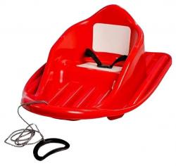 Санки пластиковые Малыш, цвет в ассортименте - фото