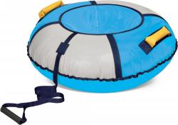 Тюбинг 70см ТБ1К-70/ГСР2 голубой серебро - фото