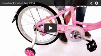 Видеообзор детского велосипеда Novatrack Girlish line