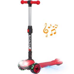 Самокат-кикборд Novatrack RainBow Car Boy Pro (2020) - фото