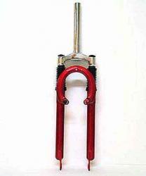 Вилка HLW995H 26"алюм.с креп. под диск,красн. - фото