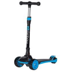 Самокат детский Novatrack Rainbow 120 BB (2025) со светящимися колёсами - фото