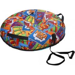 Тюбинг 100 см ТБ5К-100/32, в стиле комиксов - фото