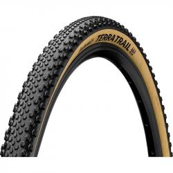 Покрышка Continental Terra Trail ShieldWall System, TL-Ready, E-25, 28"/700x35C/28x1.35 (35-622), черная/кремовая (кевлар/складная), 02-0150505 - фото