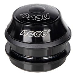 Рулевая колонка Neco H125M, ZS44, 1 1/8", алюм.чашки, пром.подшипники, черный - фото