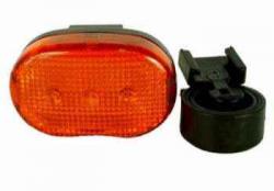 Сигнал ХС-305, 2цвета красн./бел., 3 лампы; постоянное мерцающ. свечение - фото