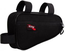 Велосумка под раму STG, 23.5х12.5х5 см, 1.3 л, черный, модель 555-570 - фото