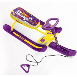Снегокат НИКА Тимка спорт 1+, фиолетовый графический, ТС1+/ФГ - фото