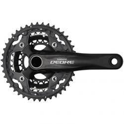 Шатуны Shimano Deore M590, 170мм, ин.вал, 44/32/22T, с каретк., черн. - фото