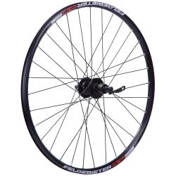 Колесо 26" заднее 32 спицы двойной обод втулка Shimano DEOR - фото