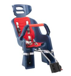 Кресло детское заднее Sunnywheel в цветной коробке, модель SW-BC-137, красная накладка - фото