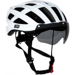 Шлем STG TS-33 с визором и фонарем - фото