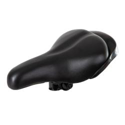 Седло WX-16008 на 16", с замком, с логотипом NOVATRACK, одноцветное - фото