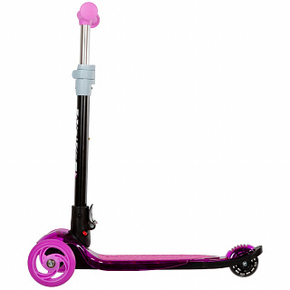 Самокат-кикборд Novatrack RainBow PRO TRANSPARENT (2022) - фото