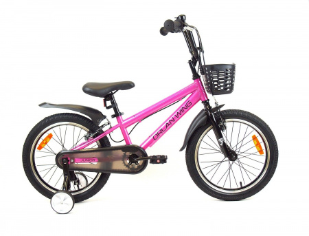 Велосипед Falcon Bike Junior 16 (2025) (Велосипед FALCON BIKE 16" JUNIOR розовый, сталь, 16-ST-JUNIOR-PK)