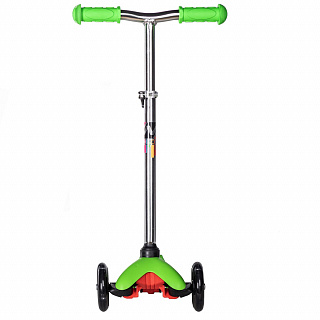 Самокат детский Novatrack Disco-kids Basic (2025) со светящимися колёсами - фото