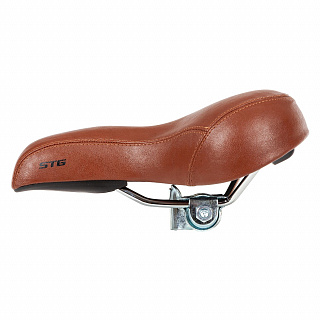 Седло STG YBT-8013, коричневый - фото