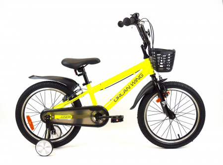Велосипед Falcon Bike Junior 18 (2025) (Велосипед FALCON BIKE 18" JUNIOR желтый, сталь, 18-ST-JUNIOR-YW)