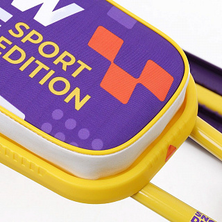 Снегокат НИКА Тимка спорт 1+, фиолетовый графический, ТС1+/ФГ - фото