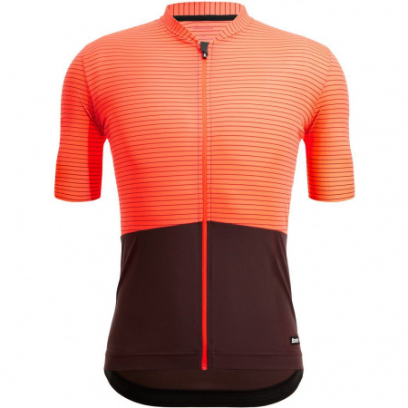 Веломайка Santini Colore Riga SS Cycling Jersey (Веломайка Santini Colore Riga SS Cycling Jersey / Оранжевый,4XL,3S94075RCOLORRIGA.AR.4XL)