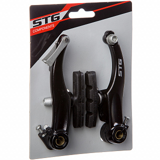 Тормоз V-brake STG 7 HJ-612AD7-BK передний 60 мм - фото