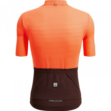 Веломайка Santini Colore Riga SS Cycling Jersey (Веломайка Santini Colore Riga SS Cycling Jersey / Оранжевый,4XL,3S94075RCOLORRIGA.AR.4XL)