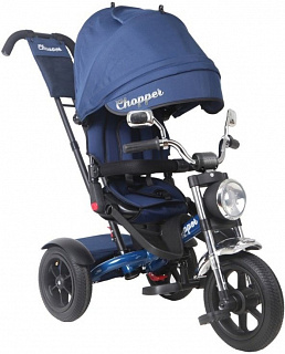 Велосипед трехколесный Chopper CH1-1 с ручкой управления - фото