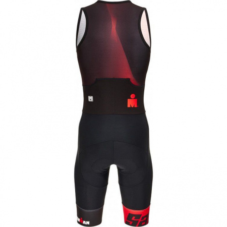 Трисьют без рукавов Santini Ikaika - Ironman NS Trisuit (Трисьют без рукавов Santini Ikaika - Ironman NS Trisuit / Красный-Черный,XS,2I770IMGIKA.RS.XS)