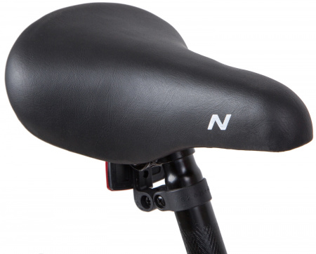 NOVATRACK STRIKE 16" (2020) (Велосипед NOVATRACK 16" STRIKE черный-красный, тормоз нож, крылья корот, полная защита цепи)