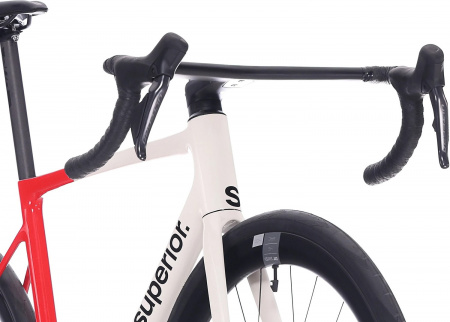 Велосипед Superior RR 9.8 (2025) (Велосипед Superior RR 9.8 700Cx54cm(M) Красный / Белый 2025, 801.2025.28131)