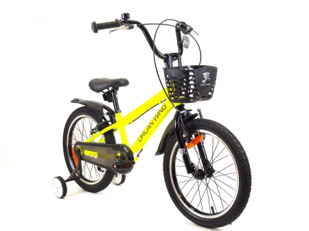 Велосипед Falcon Bike Junior 18 (2025) (Велосипед FALCON BIKE 18" JUNIOR желтый, сталь, 18-ST-JUNIOR-YW)