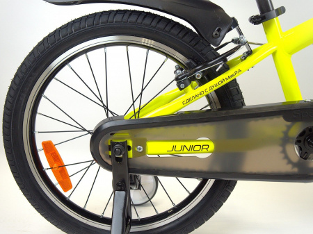 Велосипед Falcon Bike Junior 18 (2025) (Велосипед FALCON BIKE 18" JUNIOR желтый, сталь, 18-ST-JUNIOR-YW)