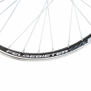 Колесо 24" заднее (без резины), двустенный алюм.обод 32 отв. - фото