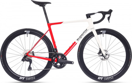 Велосипед Superior RR 9.8 (2025) (Велосипед Superior RR 9.8 700Cx54cm(M) Красный / Белый 2025, 801.2025.28131)