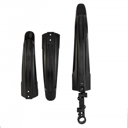 Комплект крыльев Bike Parts GT-SFL, 24" (Комплект крыльев Bike Parts GT-SFL, 24-26", черный)