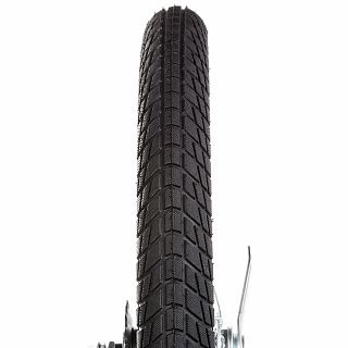 Покрышка 20" с розовой полосой - фото